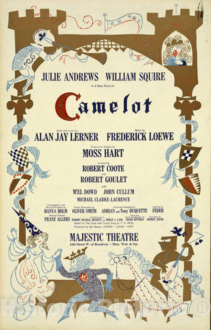 Vintage Poster -  Camelot -  Stubis., Historic Wall Art