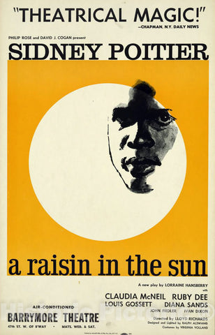 Vintage Poster -  A Raisin in The Sun, Historic Wall Art