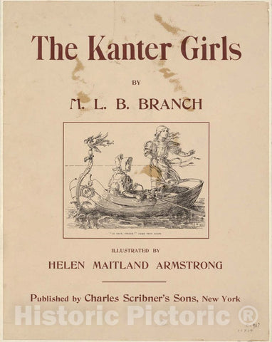 Vintage Poster -  The Kanter Girls by M.L.B. Branch., Historic Wall Art