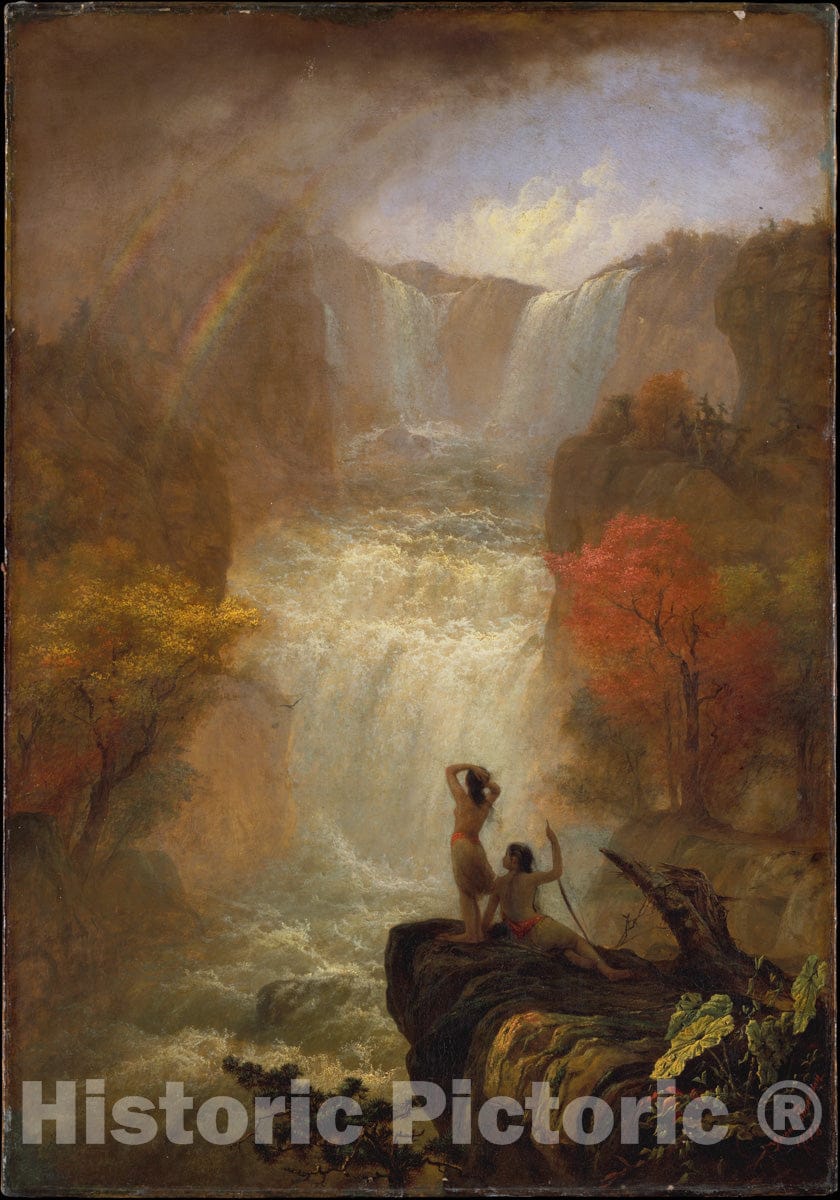 Art Print : Jerome B. Thompson - Song of The Waters : Vintage Wall Art