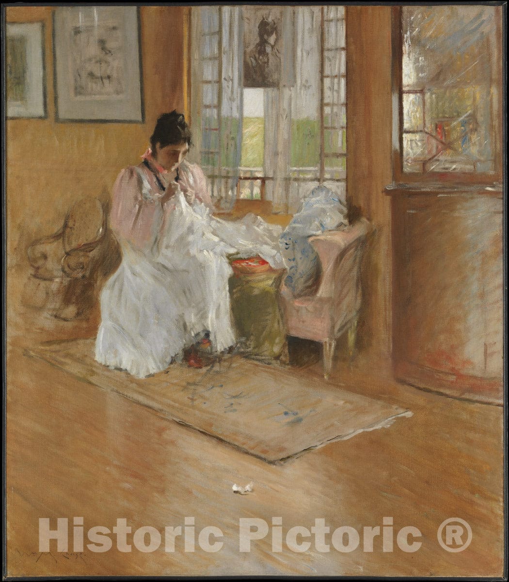 Art Print : William Merritt Chase - for The Little One : Vintage Wall Art