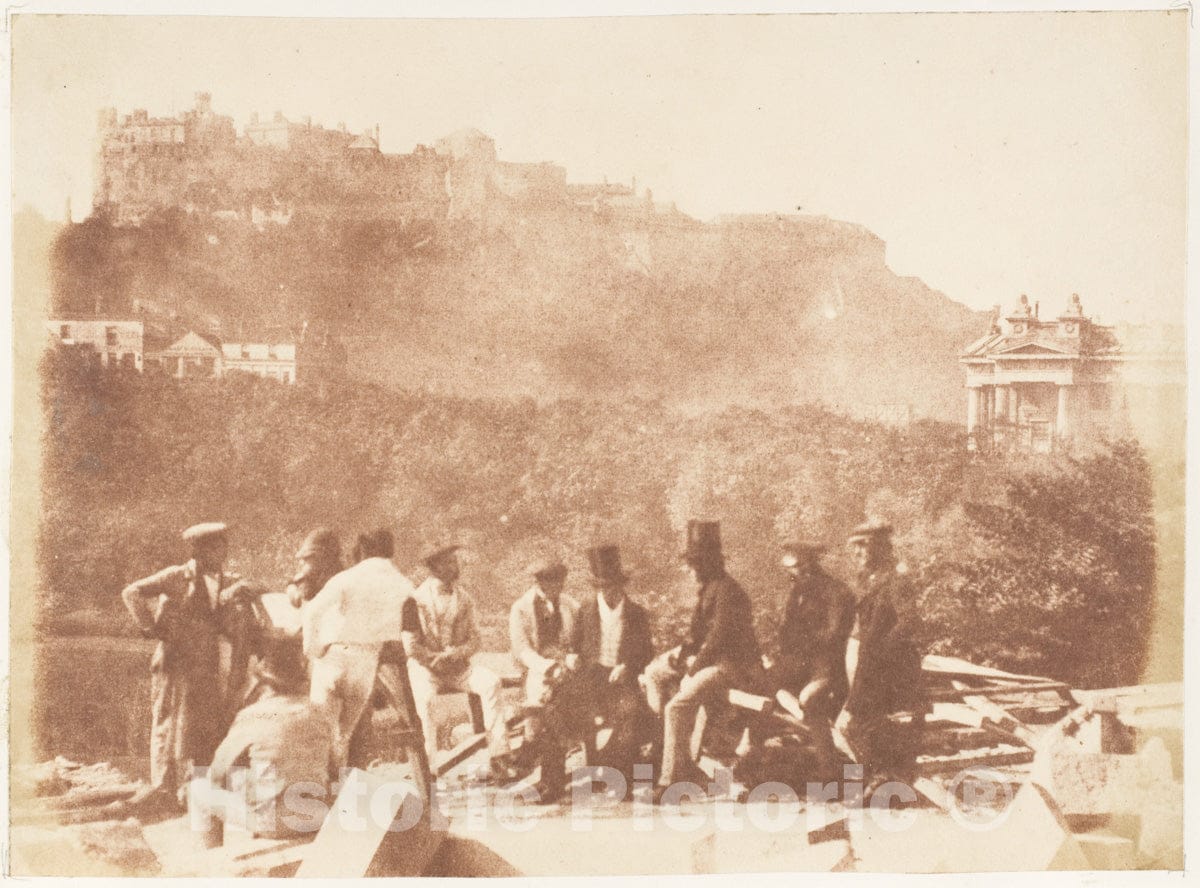 Photo Print : Hill and Adamson - Edinburgh. The Royal High School : Vintage Wall Art