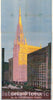 Vintage Poster -  Chicago Temple by Chicago Rapid Transit -  Navigato., Historic Wall Art