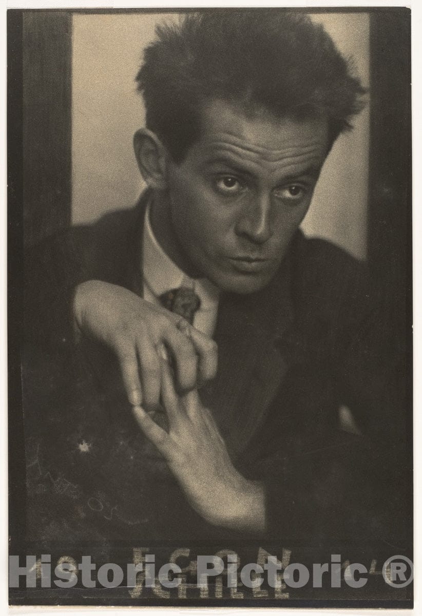 Photo Print : Anton Joseph Trcka - Egon Schiele : Vintage Wall Art