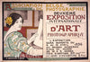 Vintage Poster -  DeuxiÃ¨me Ã©xposition International d'art photographique, Association Belge de Photographie  -  A.B., Historic Wall Art
