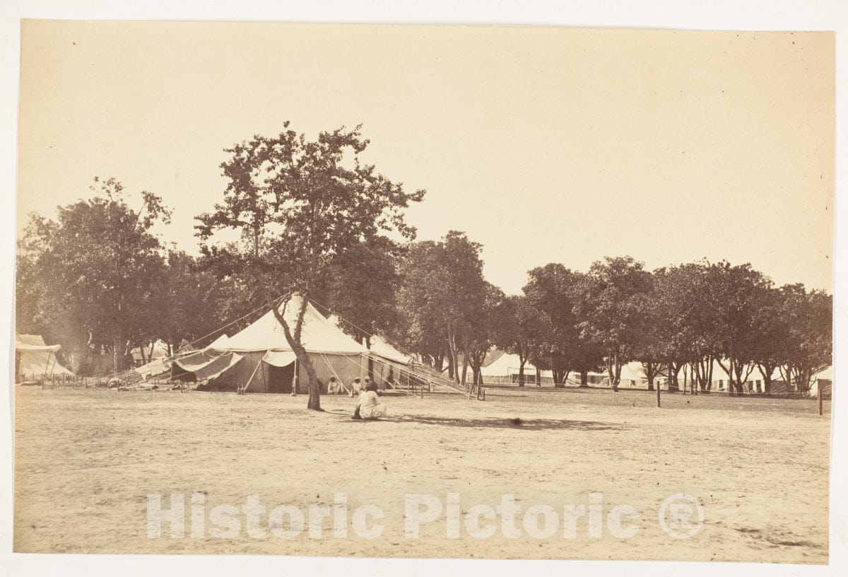 Photo Print : Side View of Main Street, Governor General's Camp : Vintage Wall Art