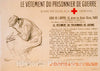 Vintage Poster -  Le vÃªtement du prisonnier de Guerre. Oeuvre rattachÃ©e Ã  la [Croix - Rouge] FranÃ§aise, Historic Wall Art