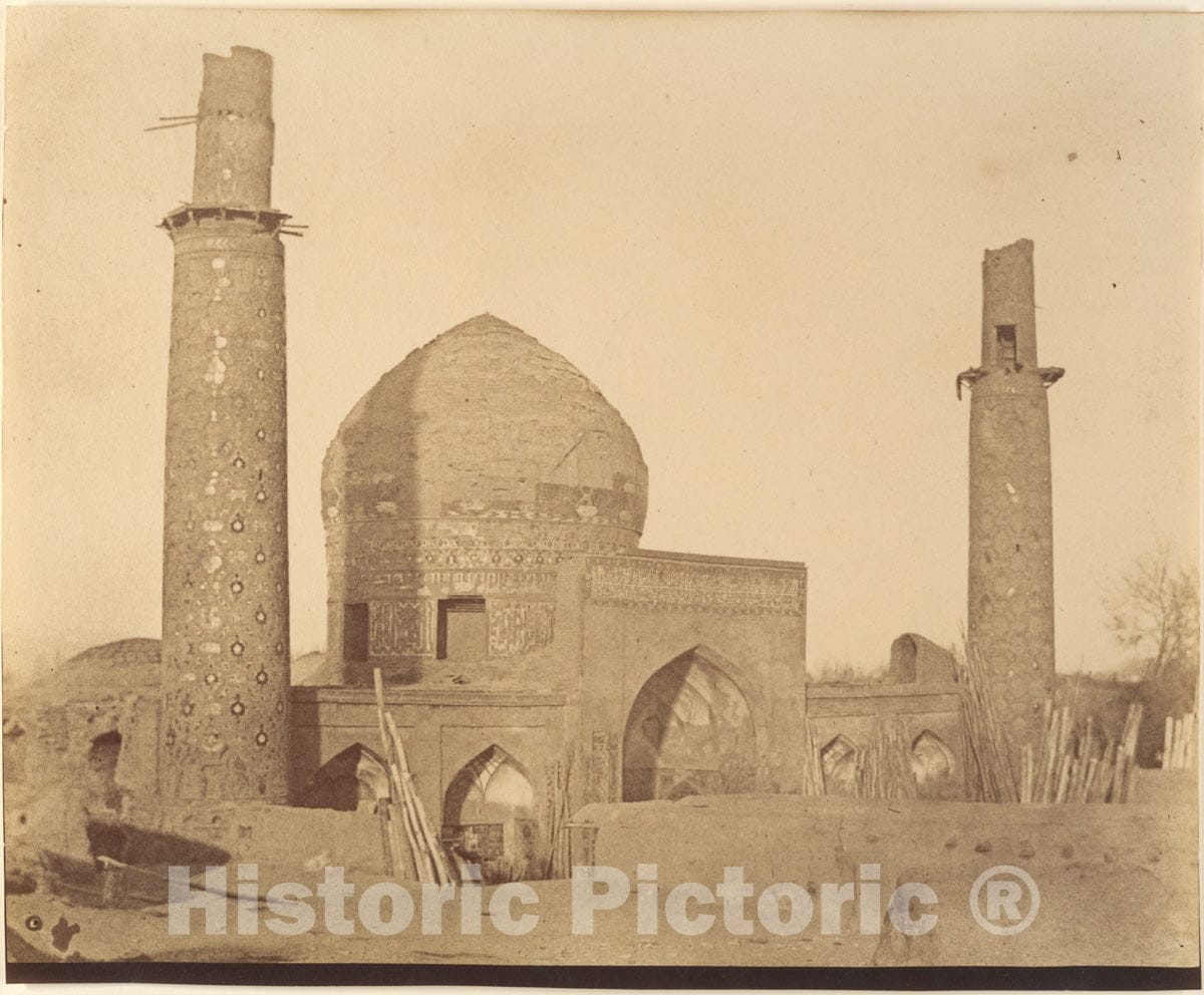 Photo Print : Possibly by Luigi Pesce - Mosque of The Shah : Vintage Wall Art