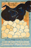 Vintage Poster -  Soignons la Basse - Cour. Je Suis une Brave Poule de Guerre, je Mange peu et produis Beaucoup -  G. Douanne, 16 ans., Historic Wall Art