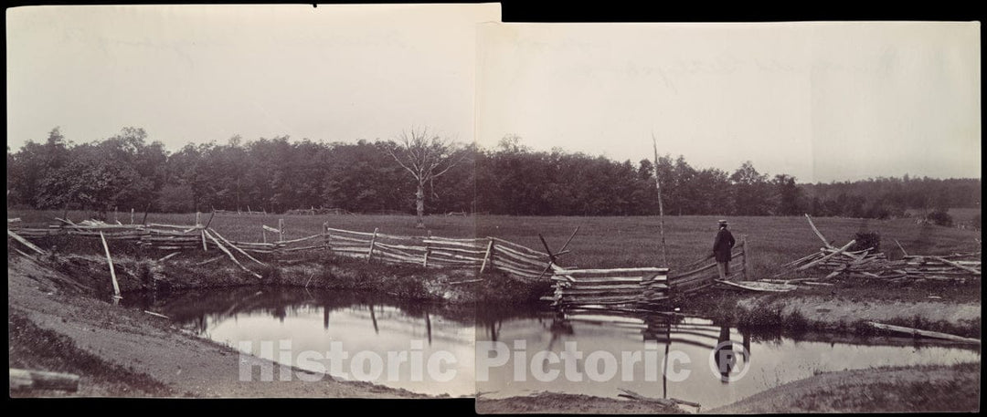 Art Print : Formerly Mathew B. Brady - Gettysburg Wheat Field : Vintage Wall Art
