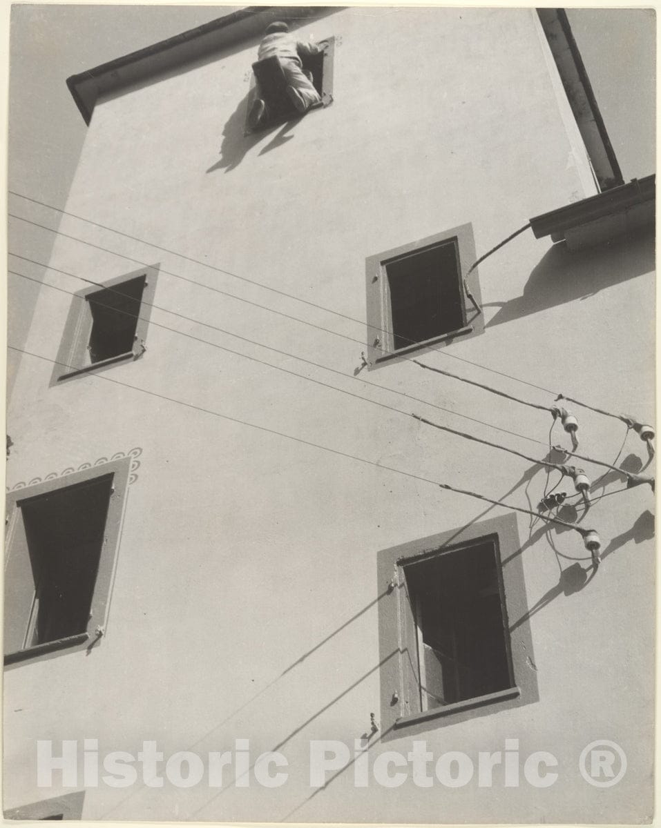 Photo Print : László Moholy-Nagy - Decorating Work, Switzerland : Vintage Wall Art