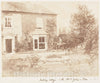Photo Print : John Dillwyn Llewelyn - Oakley Cottage with Mr. St. John and Peter and Polly : Vintage Wall Art