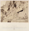 Photo Print : Louis de Clercq - Jérusalem. Mur oú pleurent les juifs. Grandes Assises du Temple de Salomon : Vintage Wall Art