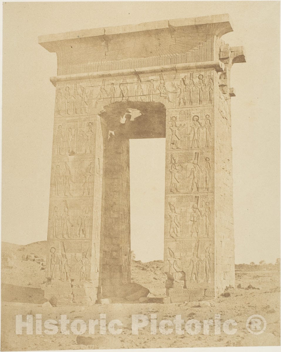Photo Print : Robert Murray - Gate of Ptolemy Philomeder, B.C. 180, Karnac : Vintage Wall Art