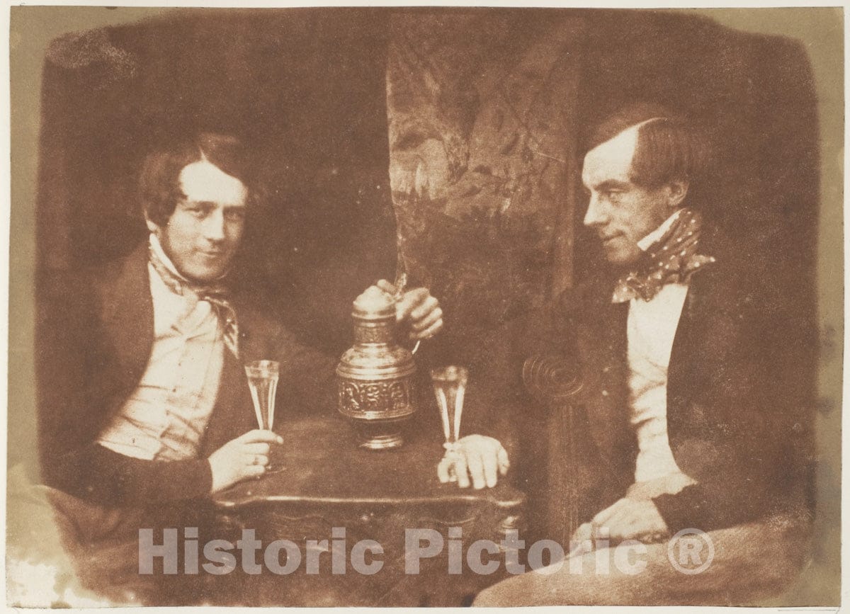 Photo Print : Hill and Adamson - Sir James Young Simpson & Wainhouse (or Muirhouse) : Vintage Wall Art