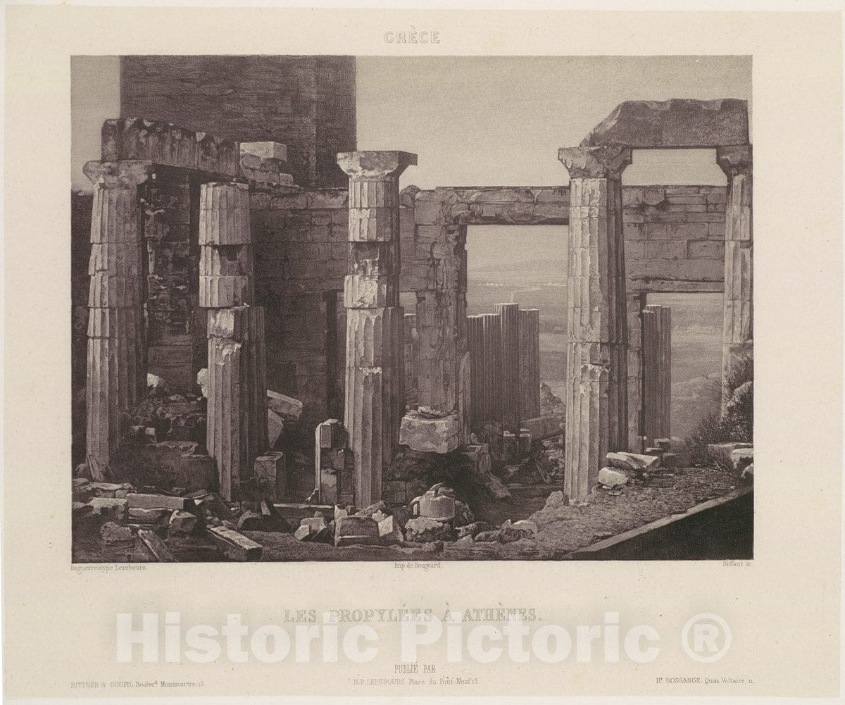 Photo Print : Noël-Marie-Paymal Lerebours - Excursions Daguerriennes. Vues et Monuments les Plus remarquables du Globe : Vintage Wall Art