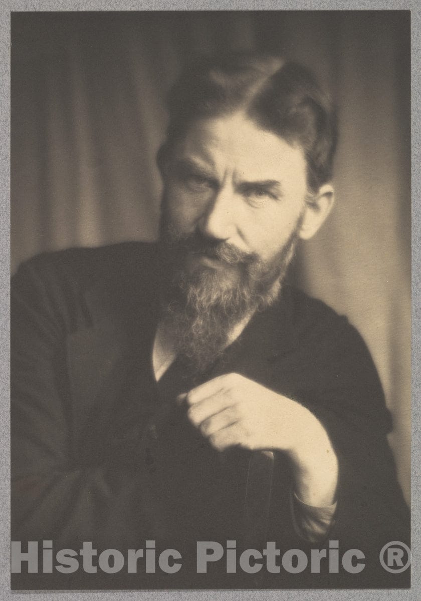 Photo Print : Frederick H. Evans - George Bernard Shaw : Vintage Wall Art