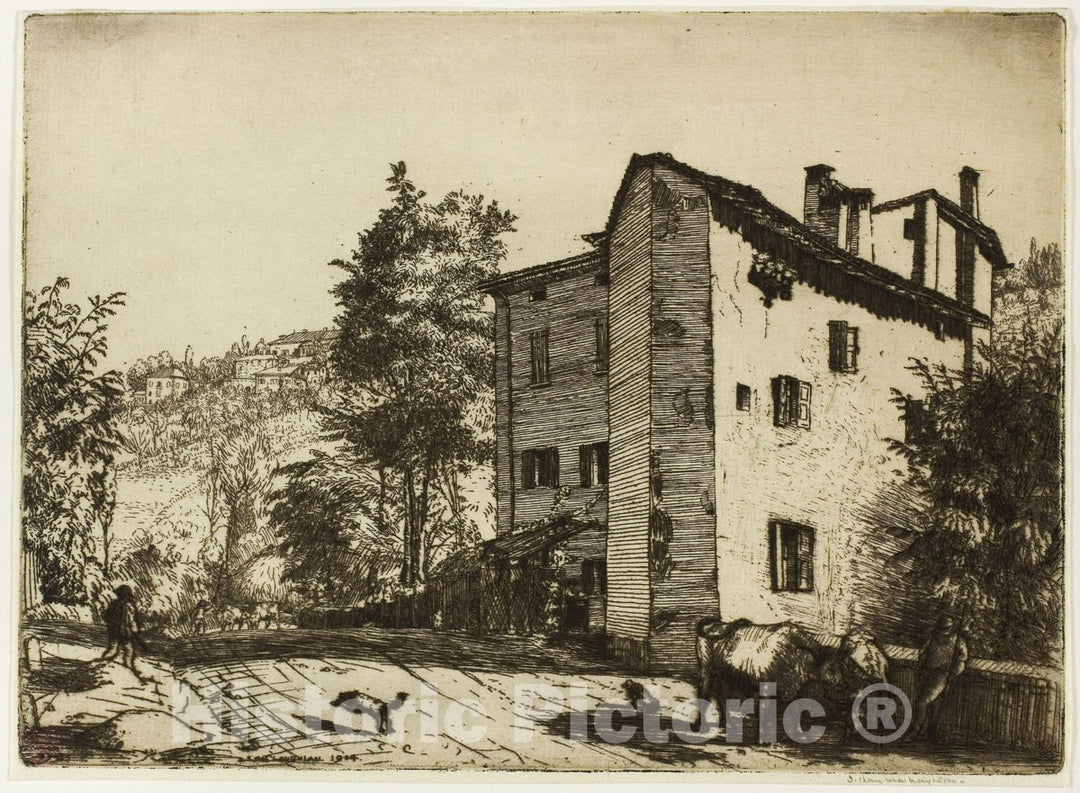 Art Print : Meloncello, Italy, Donald Shaw MacLaughlan, 1904, Vintage Wall Decor :