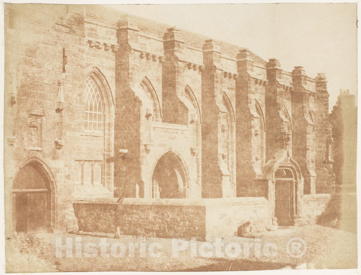 Photo Print : Hill and Adamson - St. Andrews. The College Church of St. Salvator : Vintage Wall Art