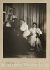 Photo Print : Edgar Degas - Self-Portrait with Christine and Yvonne Lerolle : Vintage Wall Art
