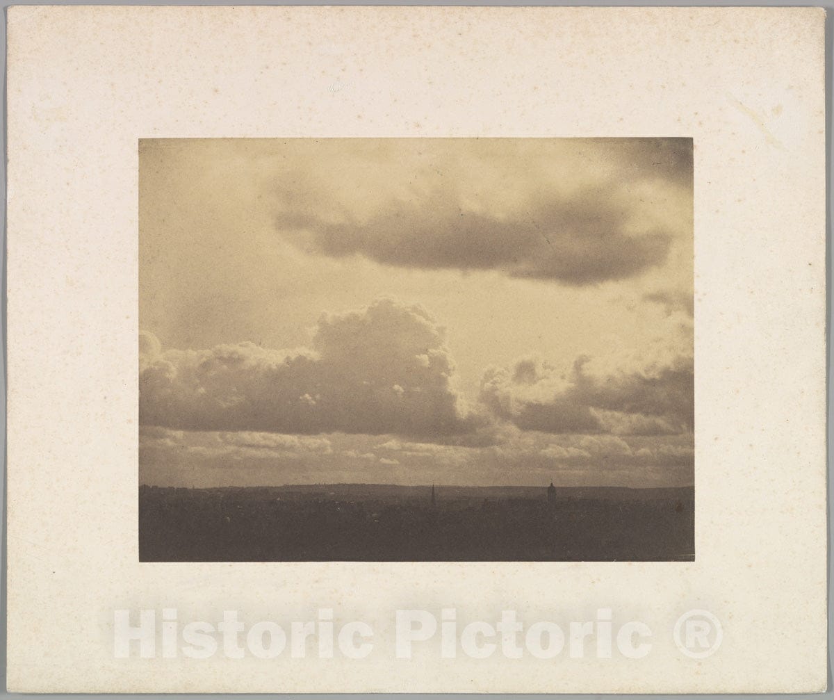 Photo Print : Charles Marville - Etude de ciel 2 : Vintage Wall Art