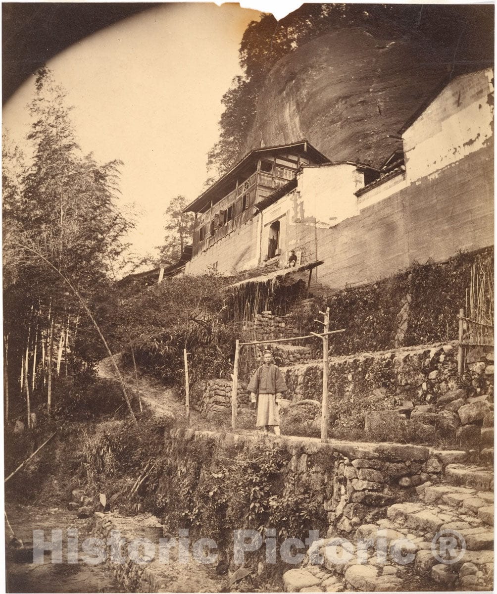 Photo Print : John Thomson - Pure Spring Cave, Near Sing Chang : Vintage Wall Art
