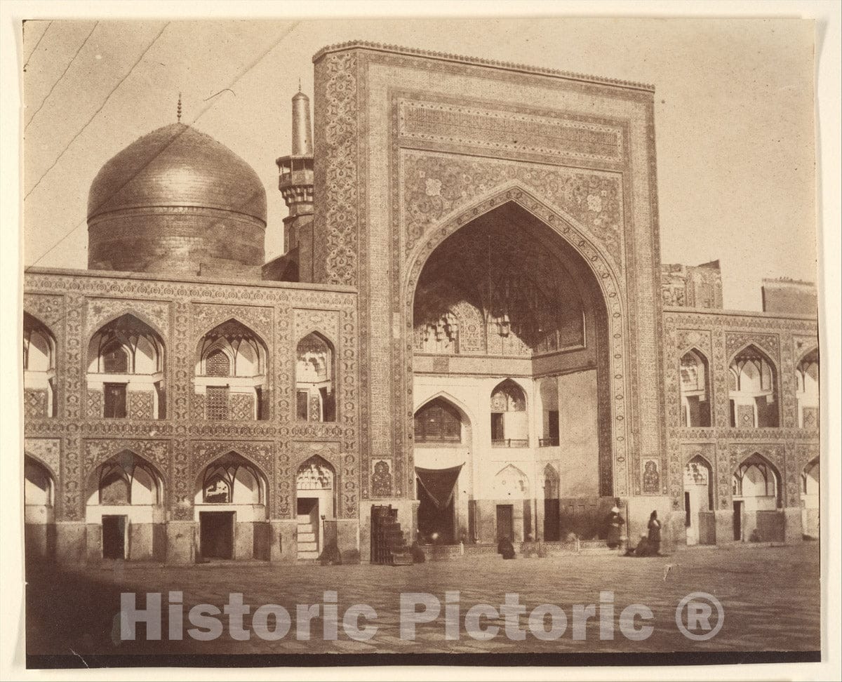 Photo Print : Possibly by Luigi Pesce - Main Gate of Imam Riza, Mashhad, Iran : Vintage Wall Art