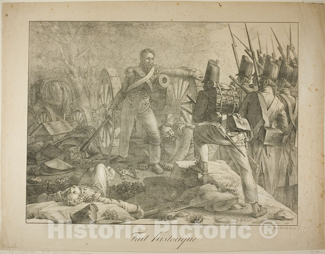 Art Print : Historic Fact, Pierre Roch Vigneron, c 1823, Vintage Wall ...