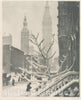 Art Print : Alfred Stieglitz - Two Towers - New York 2 : Vintage Wall Art