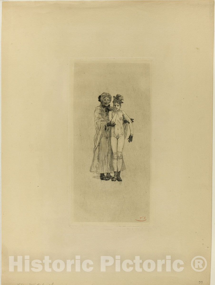 Art Print : My Daughter, Mr. Cabanel!, Felicien Rops, c 1879, Vintage ...