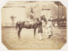 Photo Print : Captain Stuart and The Horse 'Tortoiseshell' : Vintage Wall Art