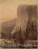 Photo Print : Carleton E. Watkins - El Capitan, Yosemite : Vintage Wall Art