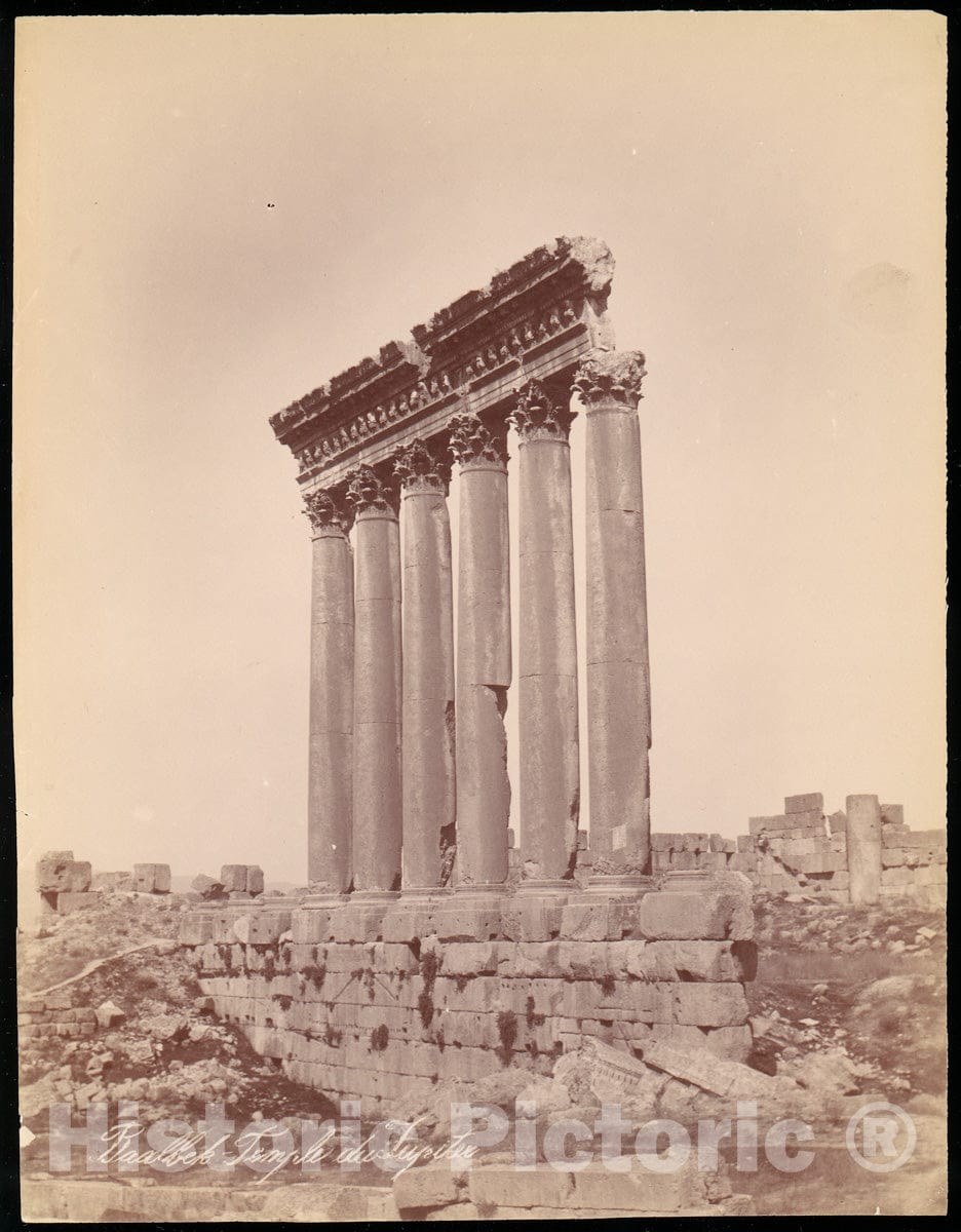 Photo Print : Temple of Jupiter : Vintage Wall Art