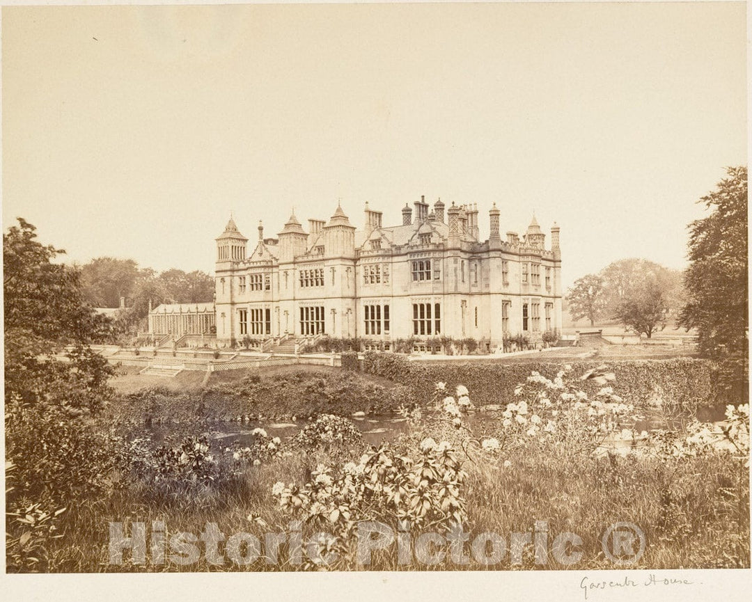 Photo Print : Garscube House, Scotland : Vintage Wall Art