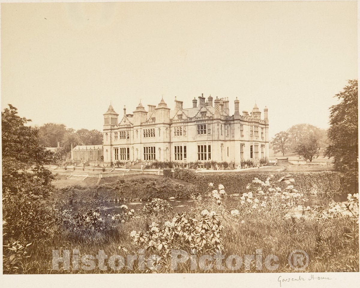 Photo Print : Garscube House, Scotland : Vintage Wall Art