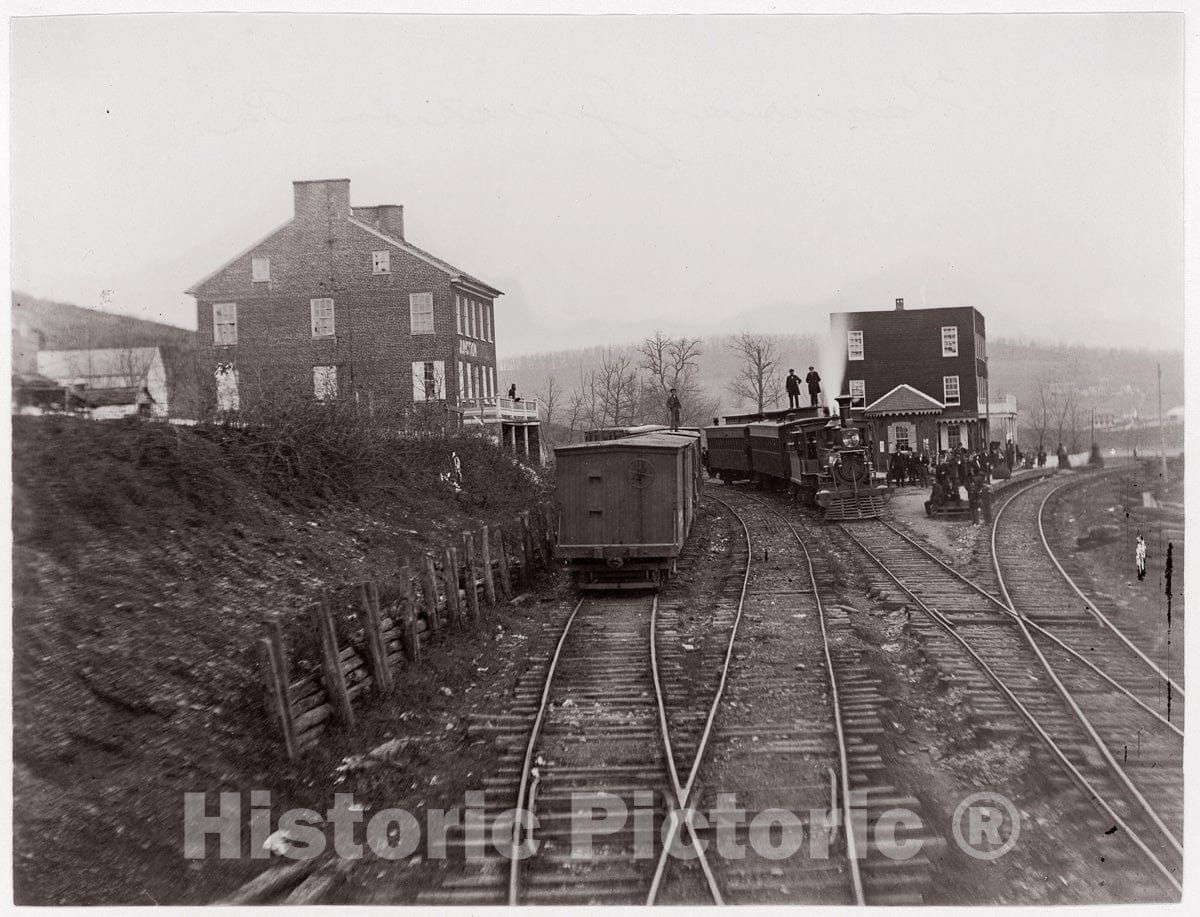 Photo Print : Formerly Mathew B. Brady - Hanover Junction, Pennsylvania : Vintage Wall Art