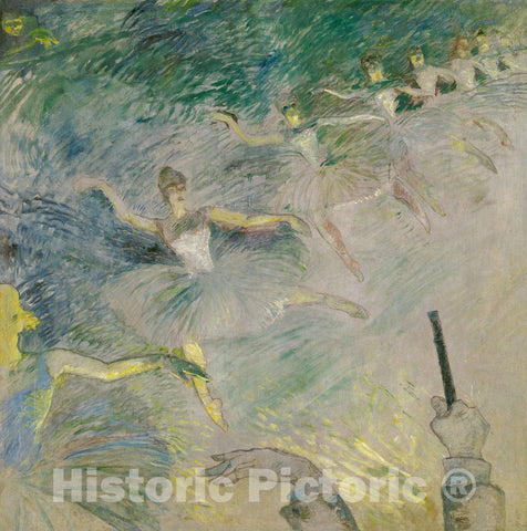 Art Print : Ballet Dancers, Henri de Toulouse-Lautrec, c 1885, Vintage Wall Decor :