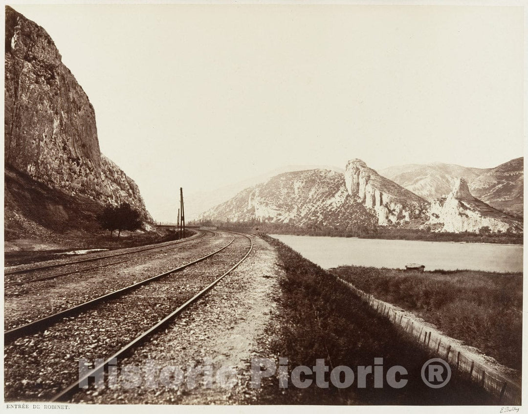 Photo Print : Édouard Baldus - Entrée du Robinet : Vintage Wall Art