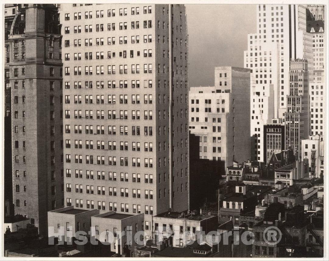Photo Print : Alfred Stieglitz - from My Window at an American Place, North 1 : Vintage Wall Art
