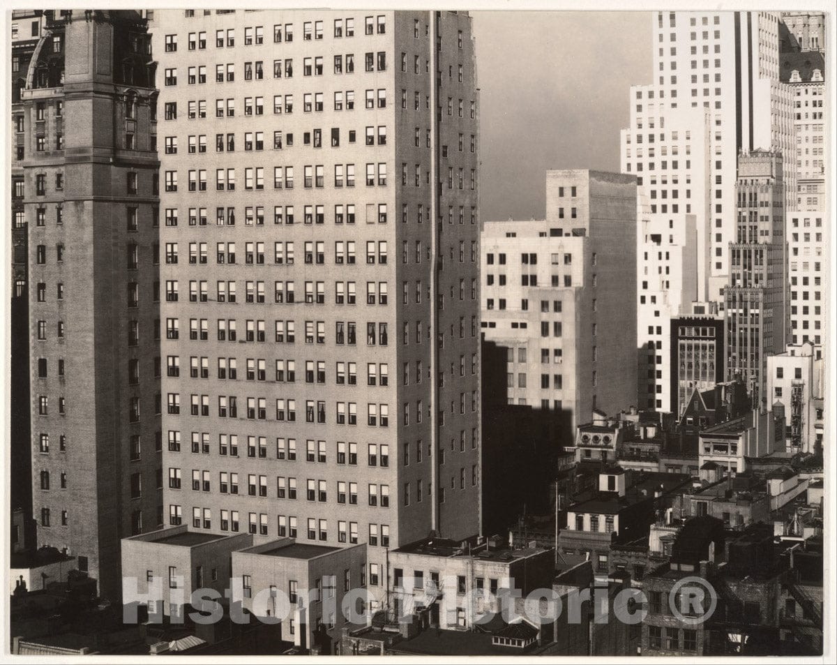 Photo Print : Alfred Stieglitz - from My Window at an American Place, North 1 : Vintage Wall Art