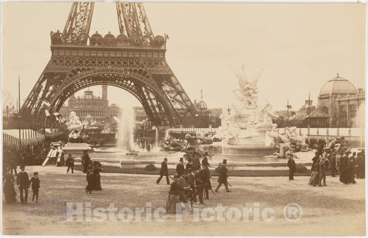 Photo Print : Eiffel Tower : Vintage Wall Art