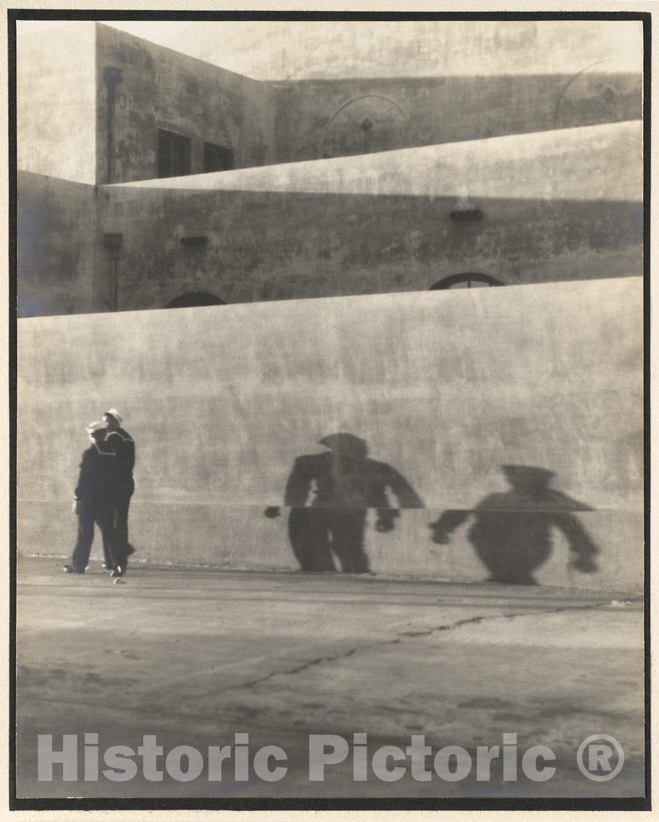 Photo Print : Roland E. Schneider - Grotesque Shadows : Vintage Wall Art