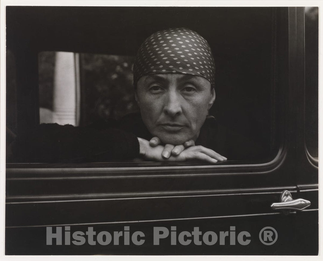Photo Print : Alfred Stieglitz - Georgia O'Keeffe - 406768 : Vintage Wall Art