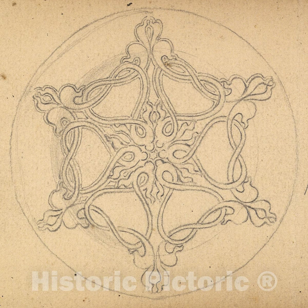 Art Print : Edgar Gilstrap Simpson -  Ornament and Architecture  v.3 : Vintage Wall Art