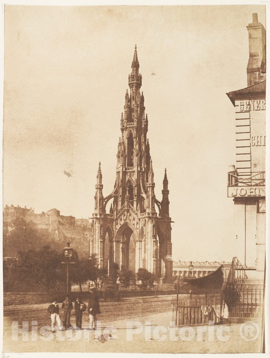 Photo Print : Hill and Adamson - Edinburgh. The Scott Monument 2 : Vintage Wall Art