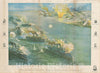 Art Print : Battle of Manila, Rand McNally, 1898, Vintage Wall Art