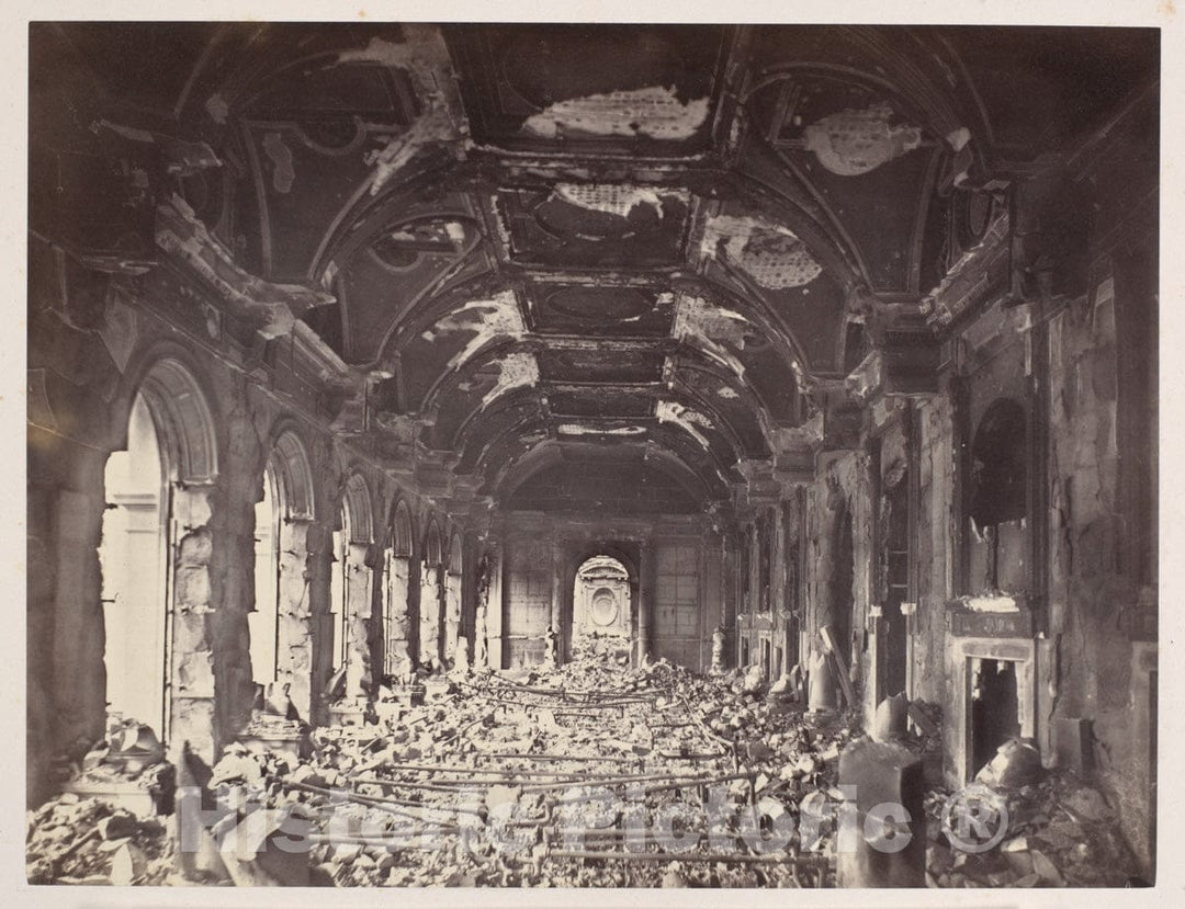 Photo Print : Charles Soulier - Grande Salle du Conseil d'Etat : Vintage Wall Art