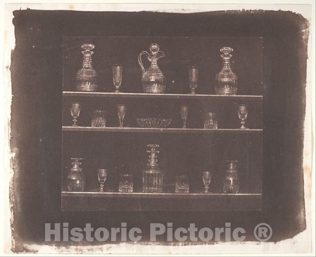 Photo Print : William Henry Fox Talbot - Articles of Glass : Vintage Wall Art