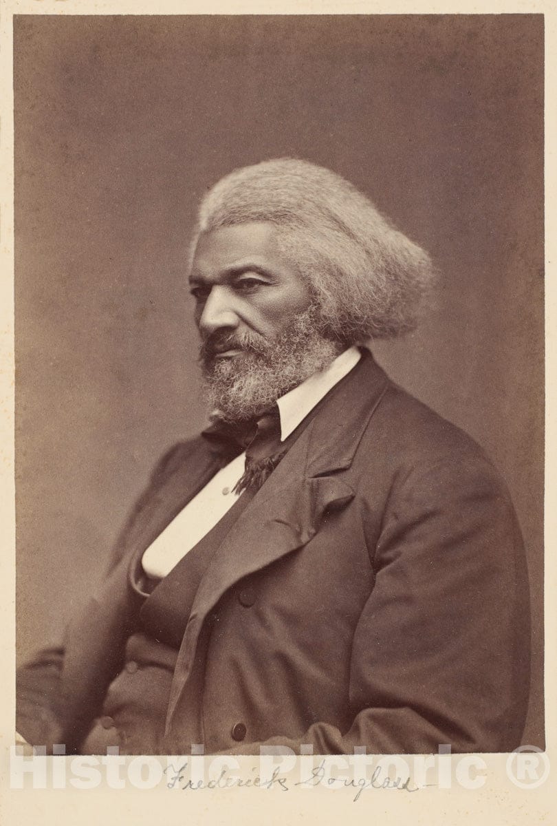Art Print : Mathew B. Brady - Frederick Douglass : Vintage Wall Art