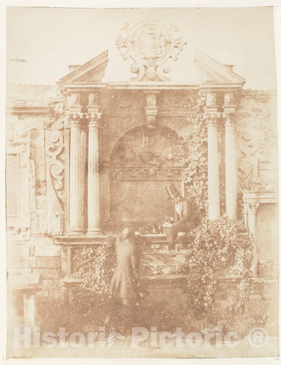 Photo Print : Hill and Adamson - Edinburgh. Greyfriars' Churchyard - 407265 : Vintage Wall Art